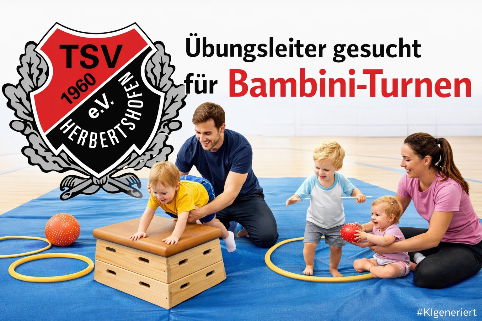 Übungsleiter für Bambini-Turnen gesucht